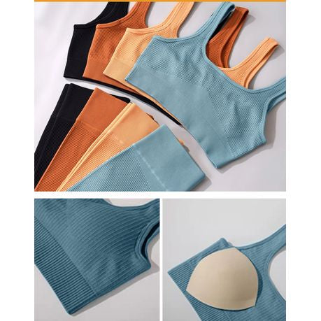 Two Piece Women Clothing Activewear Gym Yoga Sets
