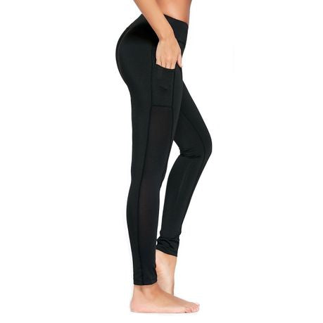 4 Way Stretch Yoga Leggings With Pockets Fitness Running Active Pants