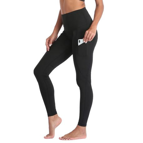 4 Way Stretch Yoga Leggings With Pockets Fitness Running Active Pants