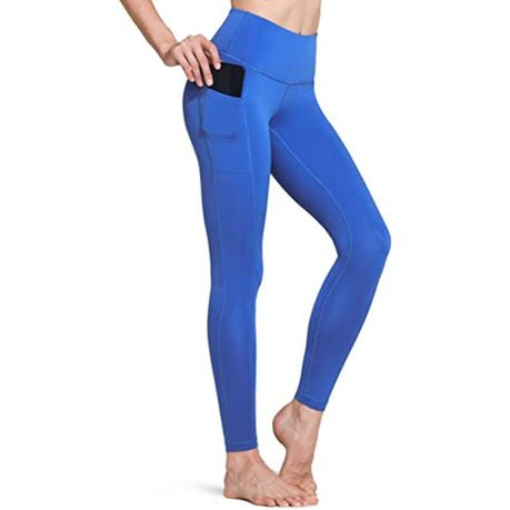 4 Way Stretch Yoga Leggings With Pockets Fitness Running Active Pants
