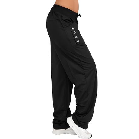 Women's Loose Fit Straight Sweatpants Slouchy Cotton Hiking Baggy Bottoms
